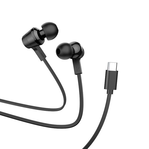 HOCO wire fülhallgatós Type C with microphone M86 fekete