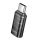 Adapter USB C to Lightning Hoco UA36D átlátszó fekete
