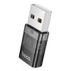 Adapter USB A to USB C Hoco UA36C átlátszó fekete
