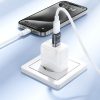 Adapter USB A to USB C Hoco UA36C átlátszó fekete