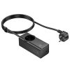 HOCO extension cord 1 socket + USB A + 3 x Type C PD QC3.0 3A 67W NS9 2 m fekete