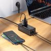 HOCO extension cord 1 socket + USB A + 3 x Type C PD QC3.0 3A 67W NS9 2 m fekete