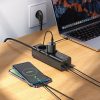 HOCO extension cord 2 socket + USB A + 3 x Type C PD QC3.0 3A 67W NS10 2 m fekete
