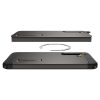 SPIGEN tok TOUGH ARMOR, kompatibilis a MagSafe-fel, SAMSUNG S25 Plus-hoz, fegyverszürke színben