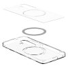 SPIGEN tok ULTRA Hibrid MAG, MagSafe-kompatibilis, S25-höz, átlátszó / fehér