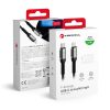 FORCELL F-ENERGY C259 cable Type C to Lightning PD 3A 27W Cafule 0,25 m black