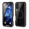 Waterproof Tok SHELLBOX GT kompatibilis MagSafe-dal IPHONE 16 Plus fekete