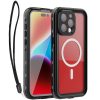 Waterproof Tok SHELLBOX DOT kompatibilis MagSafe-fel az IPHONE 15 Pro Max-hoz fekete