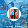Waterproof Tok SHELLBOX DOT kompatibilis MagSafe-fel az IPHONE 15 Pro Max-hoz fekete