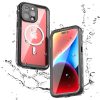 Waterproof Tok SHELLBOX DOT kompatibilis MagSafe-fel az IPHONE 15 Pro Max-hoz fekete