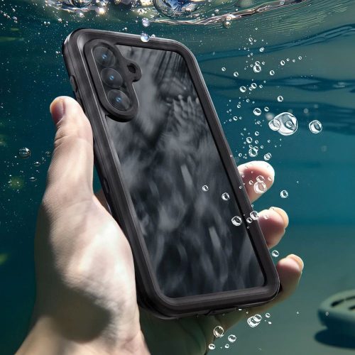 Vízálló tok SHELLBOX A56 a(z) SAMSUNG A56 fekete számára
