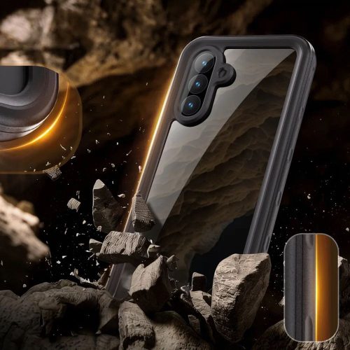 Vízálló tok SHELLBOX A56 a(z) SAMSUNG A56 fekete számára