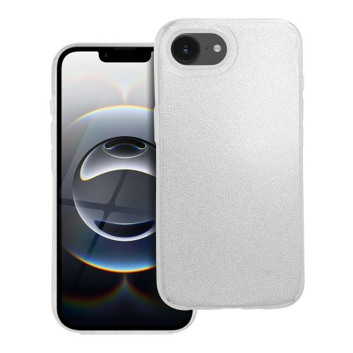 SHINING tok IPHONE 16e (SE 4 2025) készülékhez ezüst színben