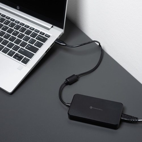 FORCELL F-ENERGY E856 uniwersal laptop charger 90W (6 adaptors) - czarny