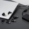 FORCELL F-ENERGY E856 uniwersal laptop charger 90W (6 adaptors) - czarny