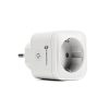 FORCELL F-ENERGY EU02 Smart Plug 230V with WiFi, programmer and Tuya/Amazon Alexa support - fehér