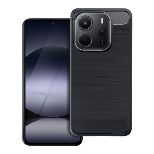 CARBON case for XIAOMI Redmi Note 14 4G (GLOBAL - 164,84mm x 78,15mm x 8,16mm) black