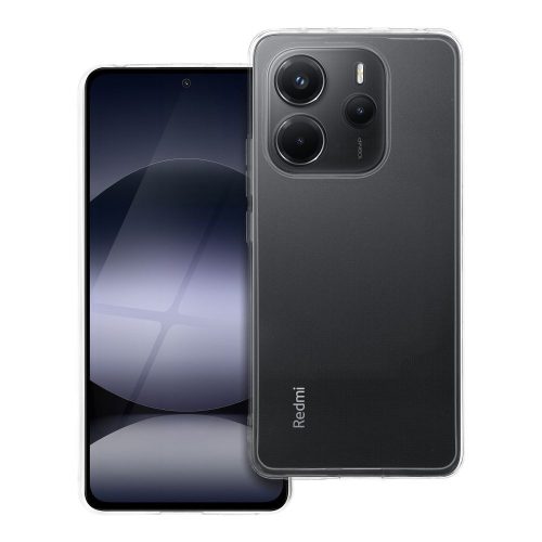 CLEAR tok 2 mm vastag a XIAOMI redmi Note 14 4G-hez (GLOBAL - 164,84 mm x 78,15 mm x 8,16 mm) (kamera védelem) átlátszó