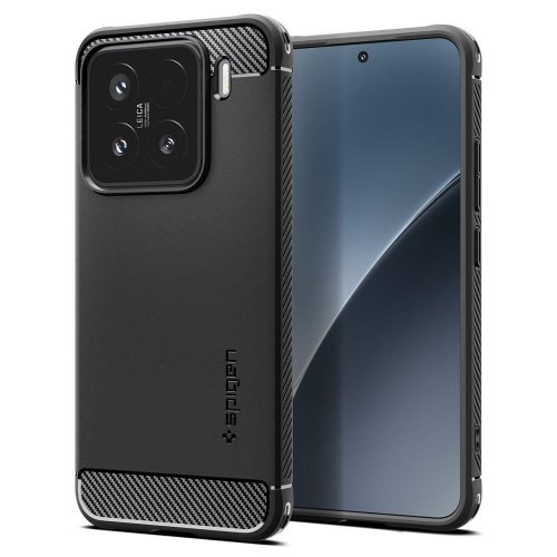 SPIGEN tok RUGGED ARMOR a XIAOMI 15-höz matt fekete