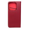 SMART PRO Book bőrtok XIAOMI redmi Note 14 4G készülékhez (GLOBAL - 164,84mm x 78,15mm x 8,16mm) bordó