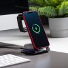 Forcell F-ENERGY Simply Charge 3in1 compatible with Apple Watch and Samsung Watch grey