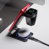 Forcell F-ENERGY Simply Charge 3in1 compatible with Apple Watch and Samsung Watch grey