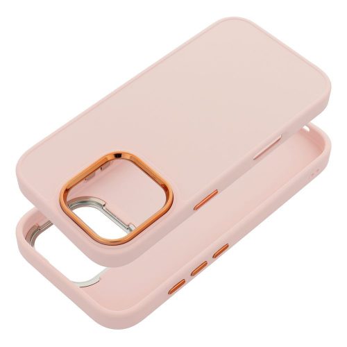 FRAME tok IPHONE 16e-hez (SE 4 2025) púderrózsaszín