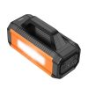 HOCO powerbank 10000 mAh autós vészhelyzeti indítóval, kompresszorral és LED lámpával 18W QS4 narancs-fekete