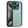 VARIETE tok iPhone 16e (SE 4 2025) készülékhez sötétzöld színben