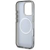 GUESS tok az IPHONE 16 Pro-hoz, kompatibilis a MagSafe-el GUHMP16LHFLPEDK (IML Metal Glitter Flowers Triangle) fekete