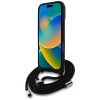 GUESS tok IPHONE 16 Pro-hoz GUHCP16LP4GMGCRK (CBDY PU 4G Big Logo W/Cord Strap) fekete