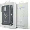 GUESS tok IPHONE 16 Pro-hoz GUHCP16LP4GMGCRK (CBDY PU 4G Big Logo W/Cord Strap) fekete