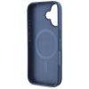 GUESS tok iPHONE 16-hoz, MagSafe kompatibilis GUHMP16SPGNMPLMB (PU Grained Flowers Classic Logo) kék