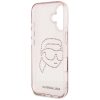 KARL LAGERFELD tok IPHONE 16-hoz KLHCP16SHKHDCELP (IML Rhinestones S K Head) rózsaszín