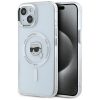 KARL LAGERFELD tok az IPHONE 15 Plus-hoz, MagSafe kompatibilis KLHMP15MHLSKIH (IML Metal K Head) fehér