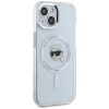 KARL LAGERFELD tok az IPHONE 15 Plus-hoz, MagSafe kompatibilis KLHMP15MHLSKIH (IML Metal K Head) fehér