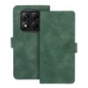 TENDER Könyv Tok XIAOMI redmi Note 14 PRO 4G zöld