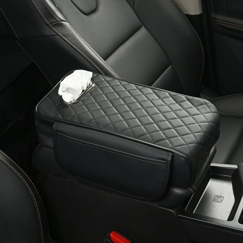 Seat armrest box heightening storage táska fekete