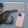 Tok SILICONE 2mm  IPHONE 16 Plus kompatibilis a MagSafe-fel, homokrózsaszín