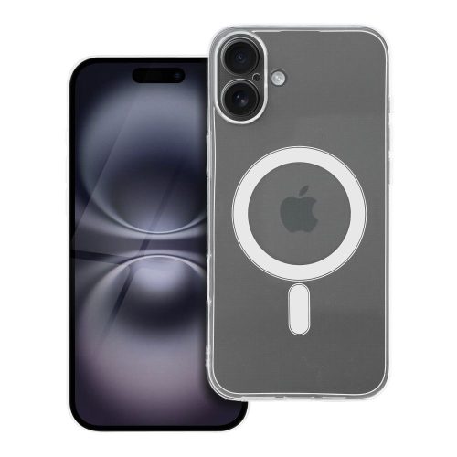 CLEAR Tok 2 mm az IPHONE 16 Plus-hoz, MagSafe kompatibilis (kameravédelem), átlátszó