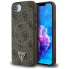 GUESS tok IPHONE 16e-hez (SE 4 2025), kompatibilis a MagSafe-dal GUHMPSE4P4TDPW (PU 4G RingTriangle Logo) barna