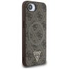 GUESS tok IPHONE 16e-hez (SE 4 2025), kompatibilis a MagSafe-dal GUHMPSE4P4TDPW (PU 4G RingTriangle Logo) barna