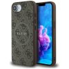GUESS tok az IPHONE 16e (SE 4 2025) készülékhez, kompatibilis a MagSafe-dal GUHMPSE4G4GFRW (PU 4G Ring Classic Logo) barna