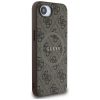 GUESS tok az IPHONE 16e (SE 4 2025) készülékhez, kompatibilis a MagSafe-dal GUHMPSE4G4GFRW (PU 4G Ring Classic Logo) barna