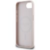 GUESS tok az IPHONE 16e (SE 4 2025) számára, MagSafe kompatibilis GUHMPSE4P4PGRSGP (PU 4G Circle W/ Classic Logo) rózsaszín