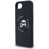KARL LAGERFELD tok iPHONE 16e (SE 4 2025) készülékhez, MagSafe kompatibilis KLHMPSE4SKCHTCK (Szilikon Dupla Fejű) fekete