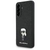 KARL LAGERFELD case for SAMSUNG A56 KLHCSA56GKNPSK (Fixed Glitter W/ Ikonik Metal Pin) black