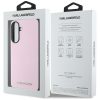 KARL LAGERFELD case for SAMSUNG A56 KLHCSA56PSAFWMCP (Saffiano Metal logo) pink