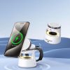 DUZZONA W23 5 az 1-ben Mágneses Vezeték nélküli Töltőállomás bluetooth Hangszóróval