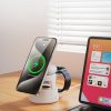 DUZZONA W23 5 az 1-ben Mágneses Vezeték nélküli Töltőállomás bluetooth Hangszóróval